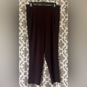Aritzia Babaton burgundy trousers